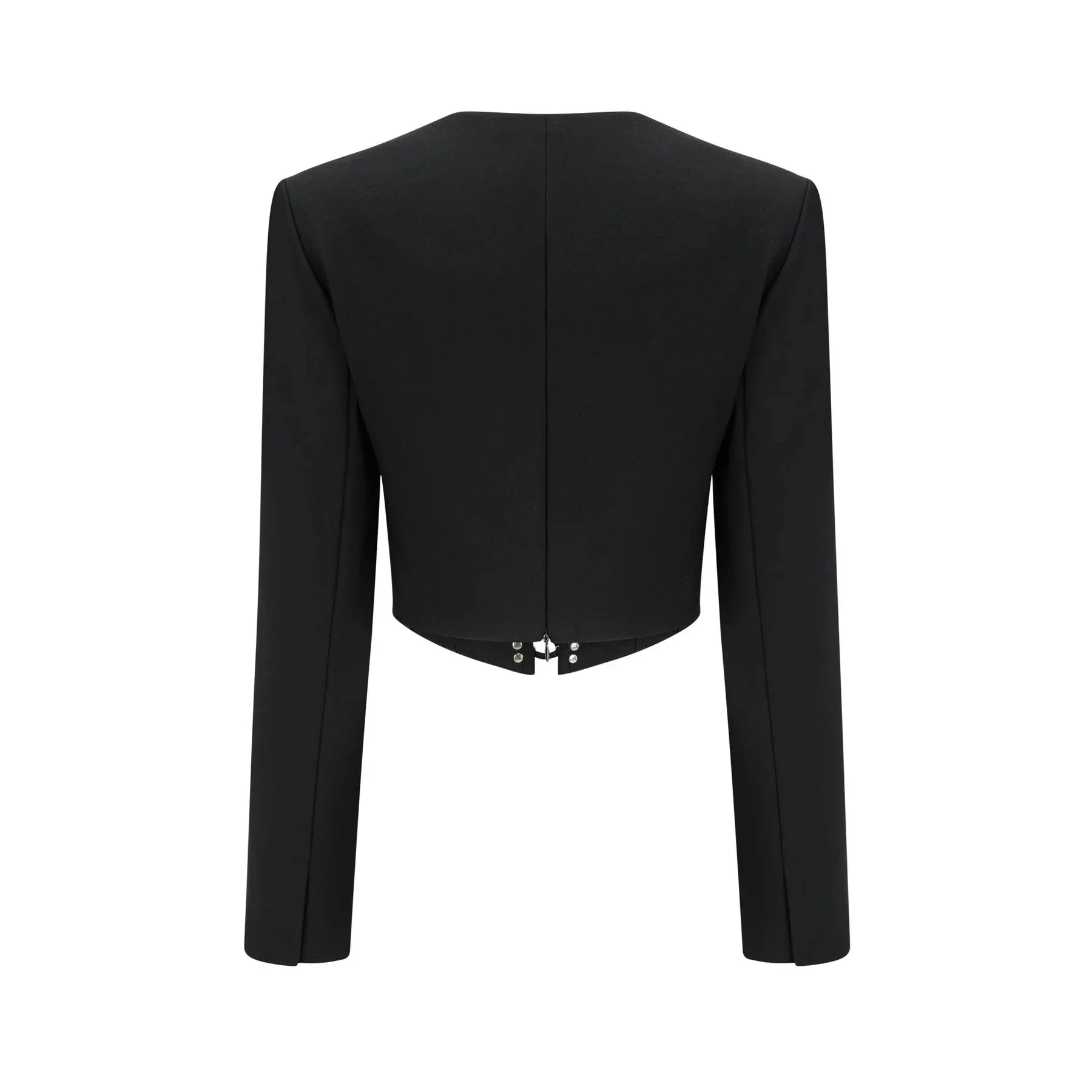 Adelaide Jacket - Corset Style - Long Sleeves - Lace - Up Fastening - Cropped Design
