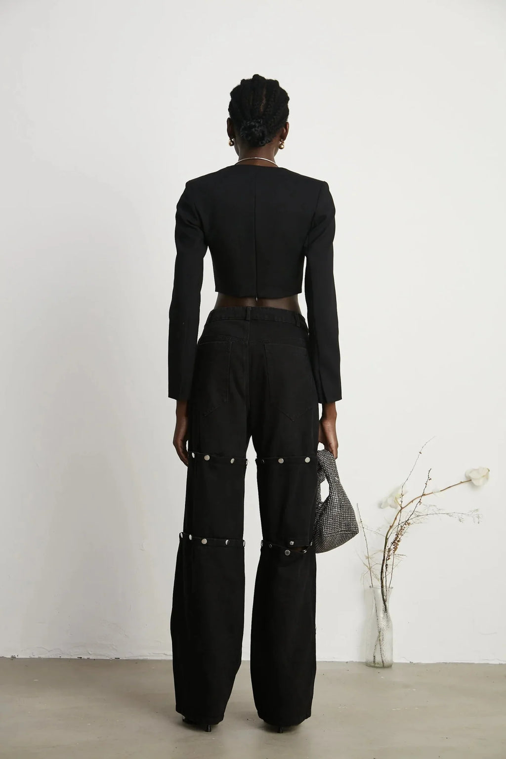 Adelaide Jacket - Corset Style - Long Sleeves - Lace - Up Fastening - Cropped Design