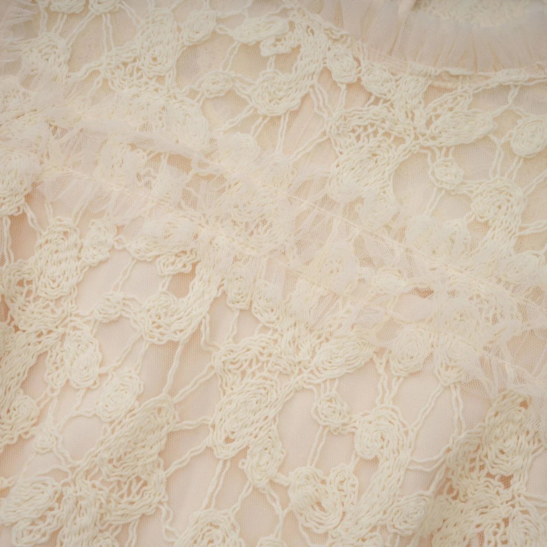 Adelaide Maxi Dress Floral - Embroidered Tulle & Ruffles