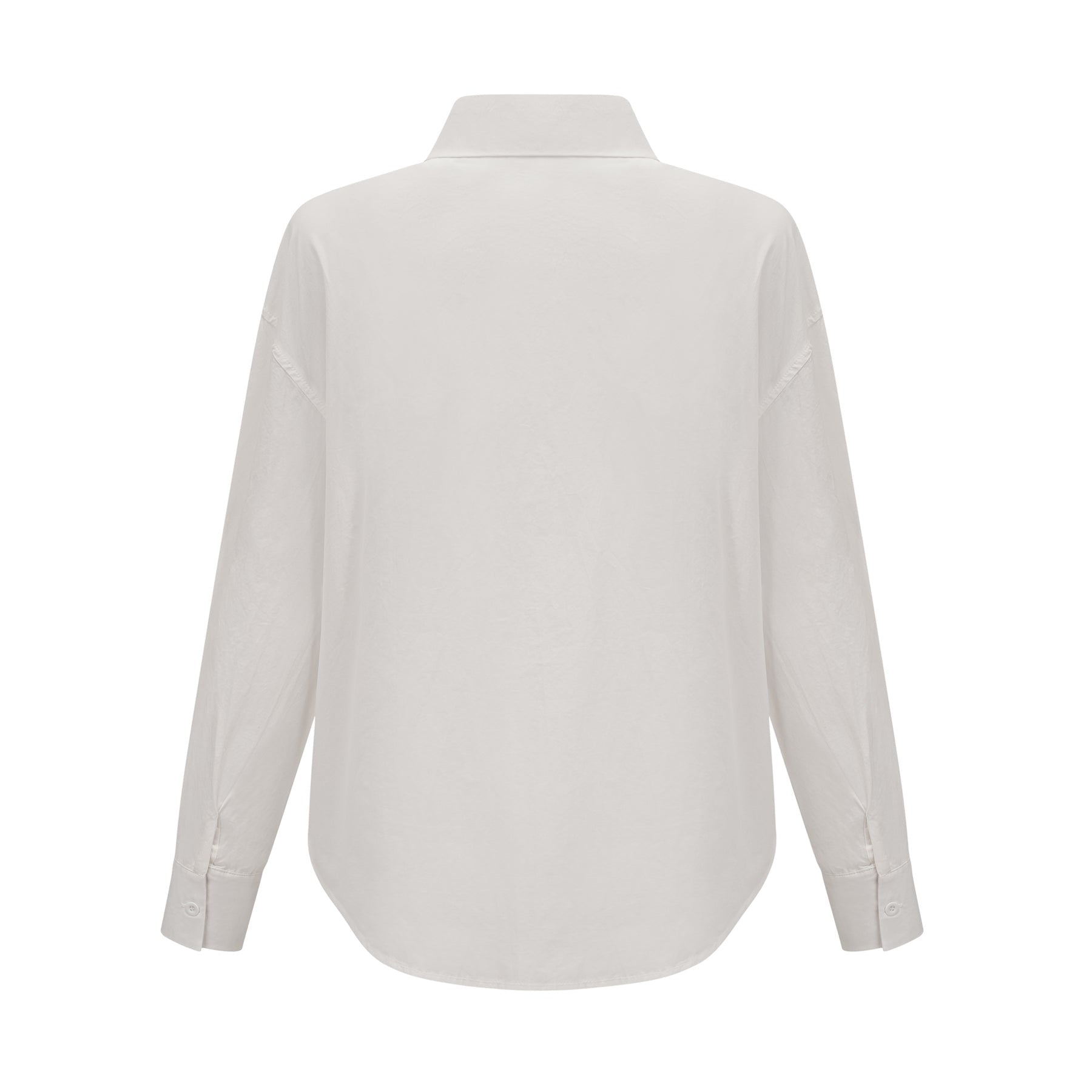Adelaide Shirt - Lapel - Long Sleeves - 3D - Floral Embellishment - Cut - Out Design