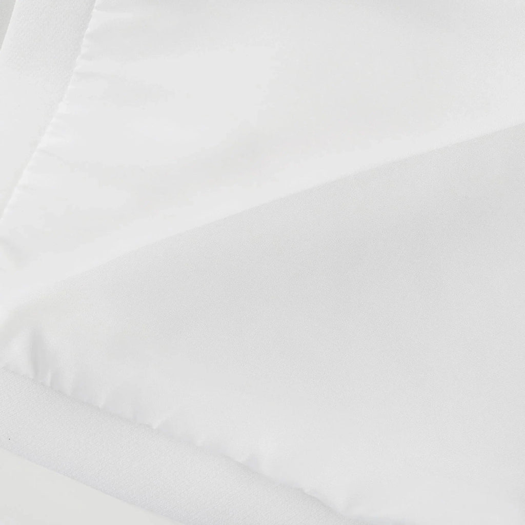 Alessandra White Mini Dress - Sleeveless Square Neck - Faux - Flower Embellishment - Flared Skirt - Rear Zip Fastening