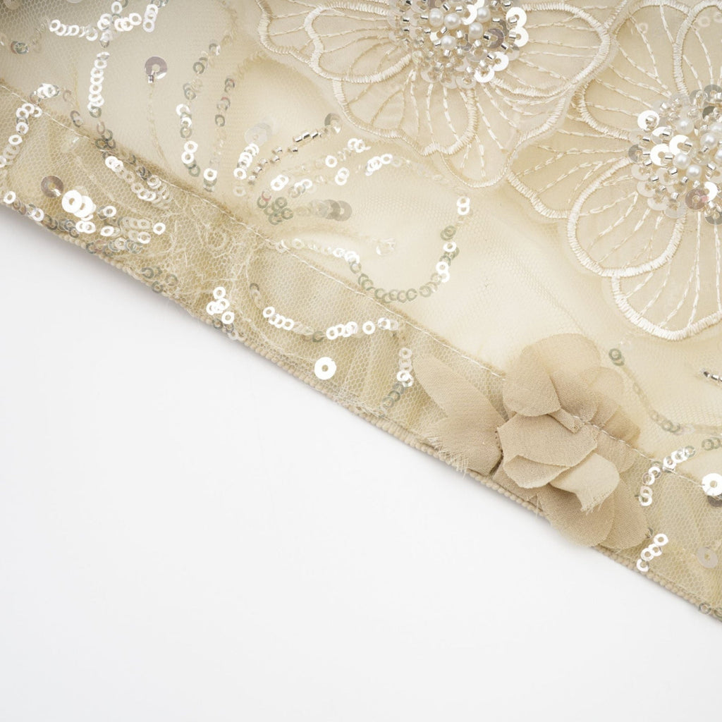 Alexa Jacket – Long sleeves – Floral appliqué – Crystal embellishment