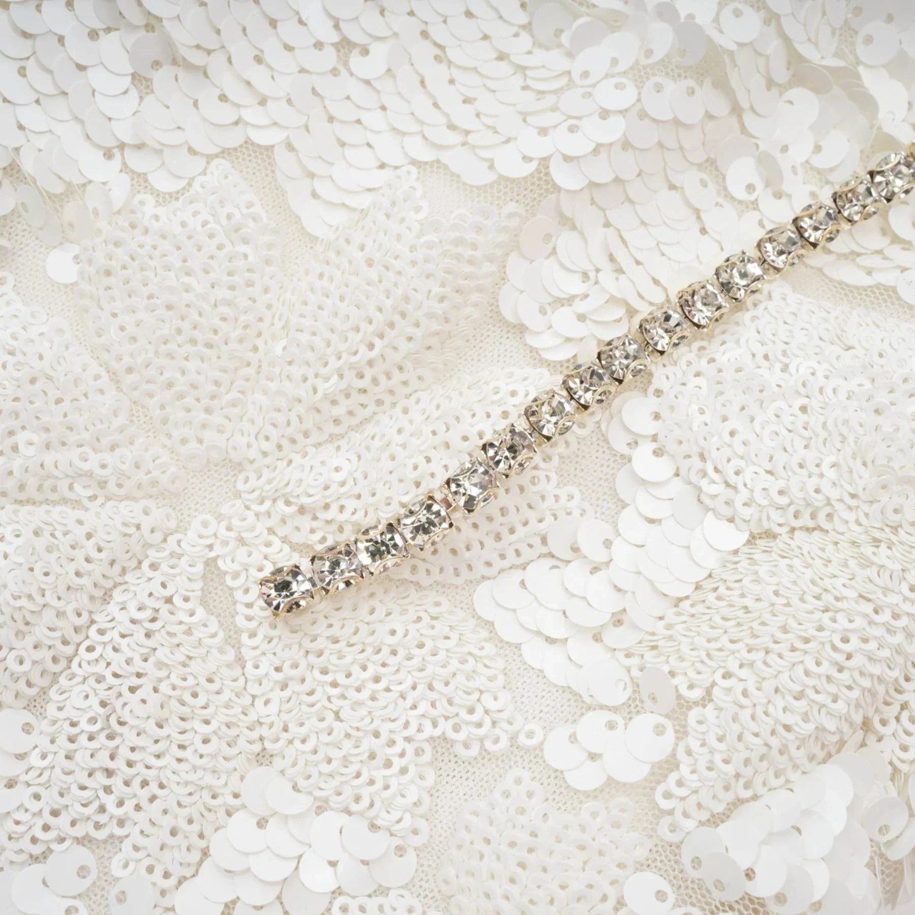 Alexa Mini Dress - Spaghetti Strap Sweetheart Bustier Crystal Sequin Faux - Flower Thigh - Length Zip Detail