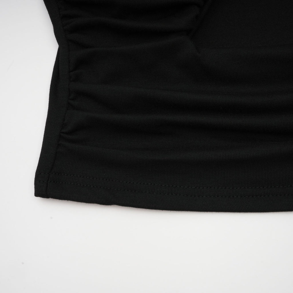 Alexa Top - V - Neck Open Front Long Sleeve Pleated Boned Stylish Blouse