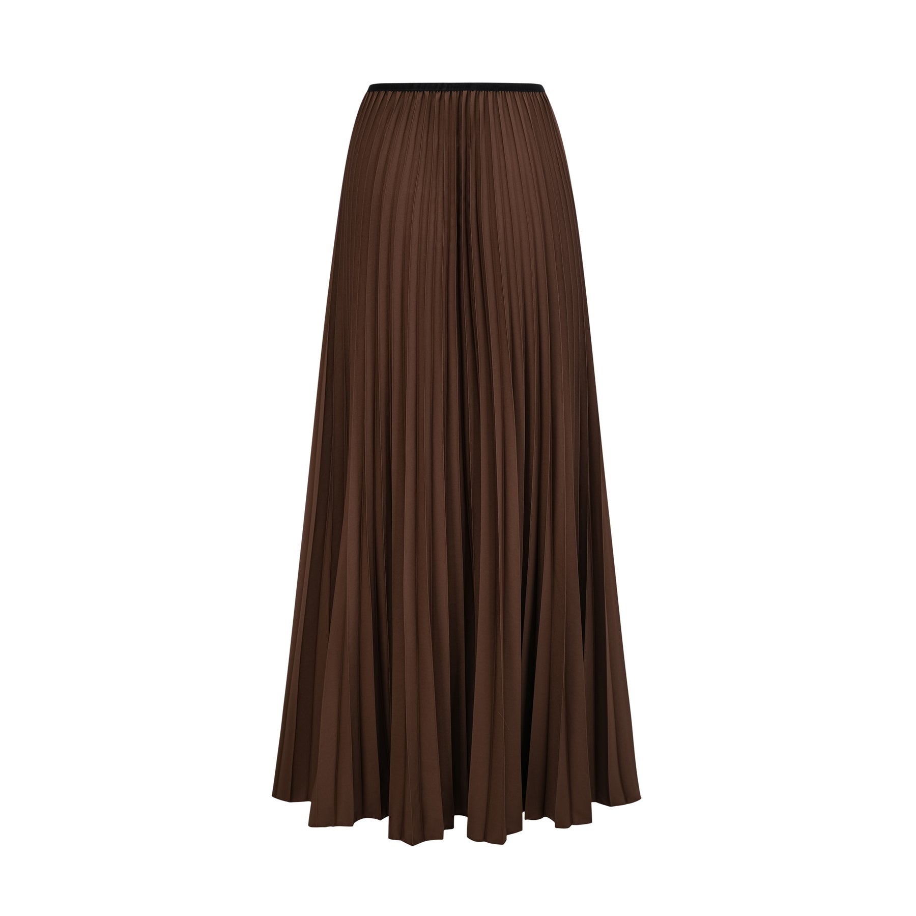 Alina Skirt & Top Set - V - neck Top - Long Slit Sleeves - Tied Waist - Maxi Length Skirt