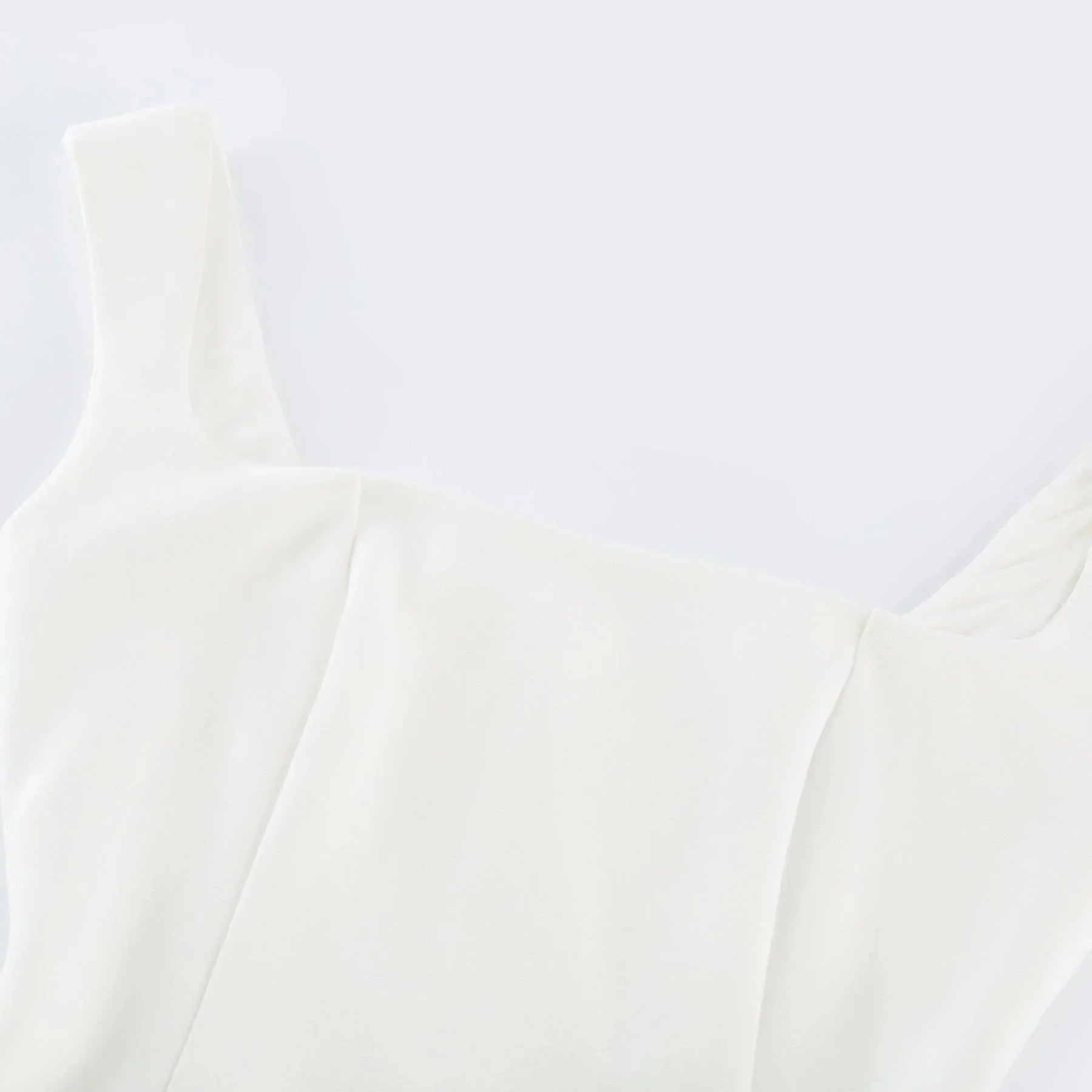 Annie Midi Dress - Square Neck - Sleeveless - Pleat Detailing - Waist Tightened Design - Flared Skirt