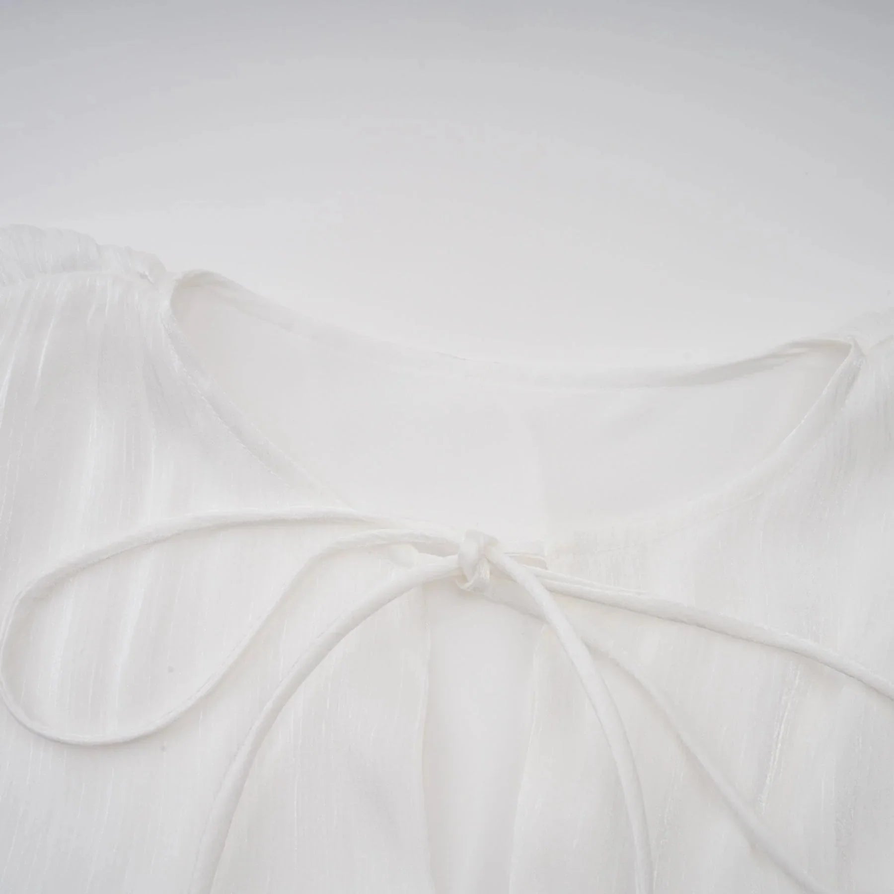 Antonina Mini Dress White Glitter Pleated Layered
