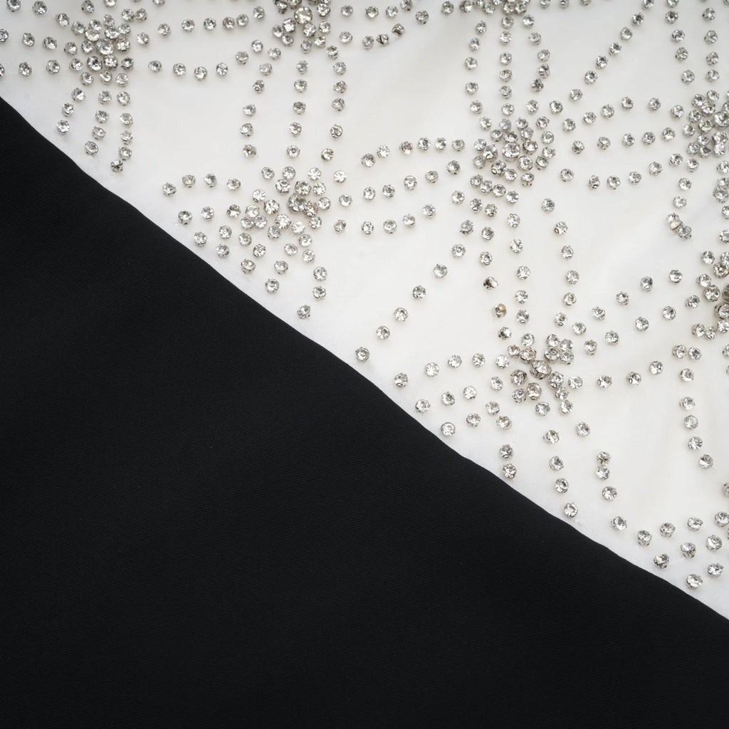 Aurora Mini Dress - Halterneck - Embellished Bodice