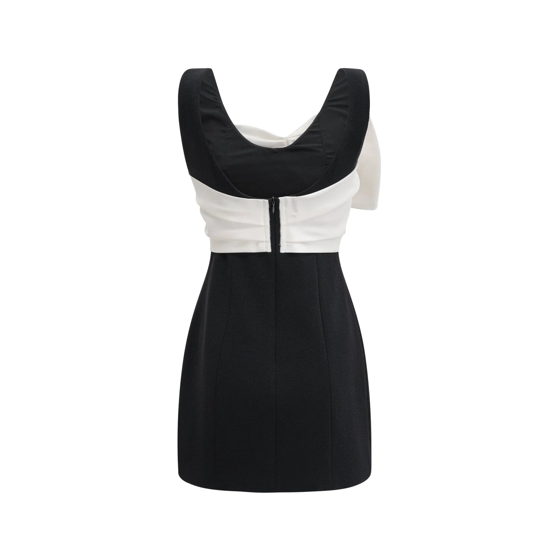 Azzurra Dress - Embellished - Front Bowknot - Zip Fastening