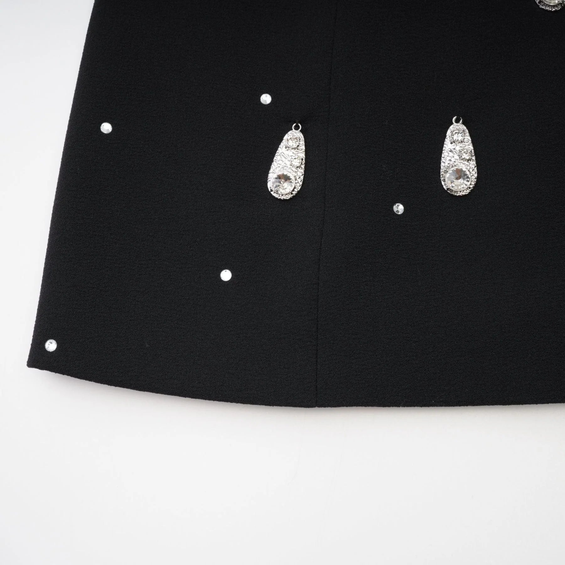 Azzurra Dress - Embellished - Front Bowknot - Zip Fastening
