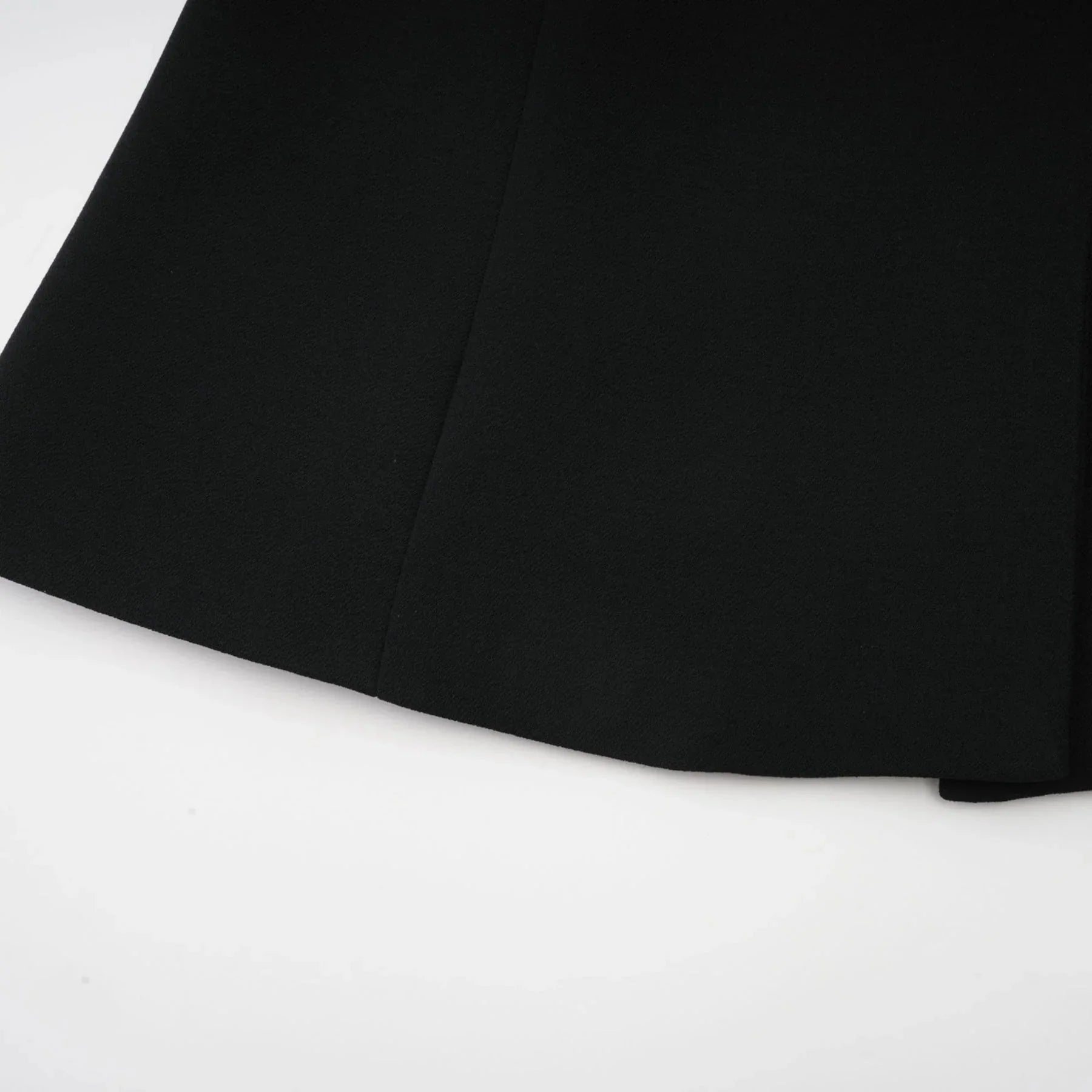 Barbara Jacket & Trousers - V Neck Pleated Ribbon Design Wide Legs Zip Front