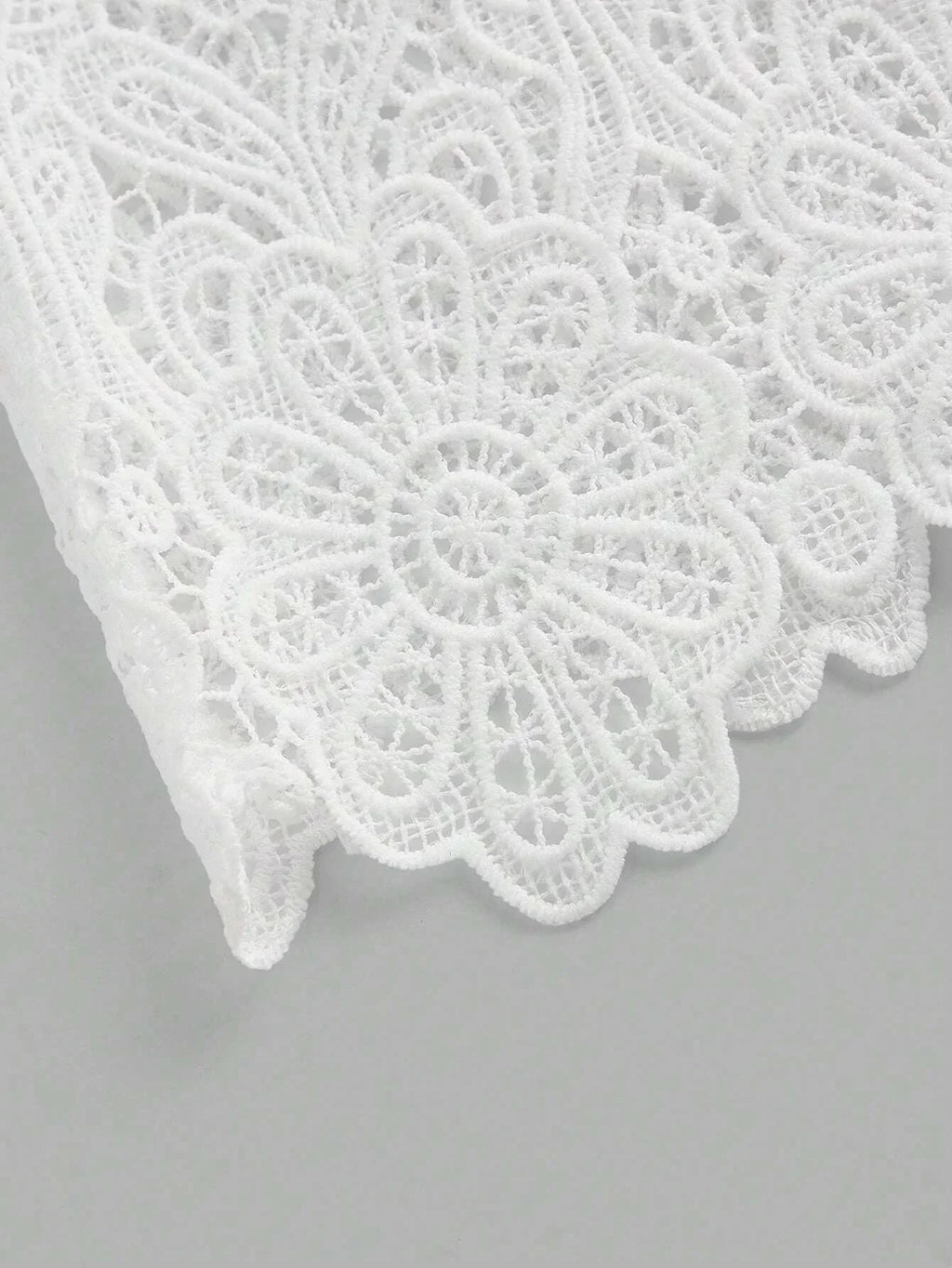 Biancamaria Midi Dress - Sweetheart Neckline - High Waist - Elegant Style - Belted Split - Lace Material