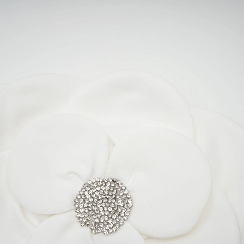 Bianchina Floral Top - Sleeveless Off the Shoulder with Floral Appliqu Crystal Embellishment Trendy Cropped