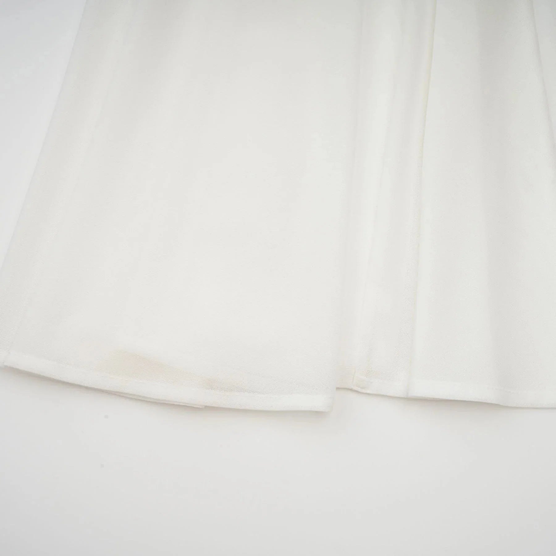 Brenna Maxi Dress White Tulle Paneling & Godet Design