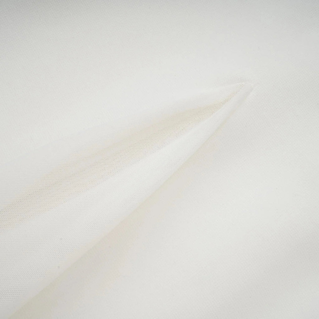 Brenna Maxi Dress White Tulle Paneling & Godet Design