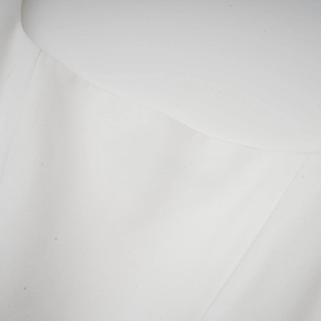 Brianna Dress - Square Neck - Sleeveless - Corset Style - Pleated Design - Flared Skirt - Ankle Length - Rear Zip Fastening