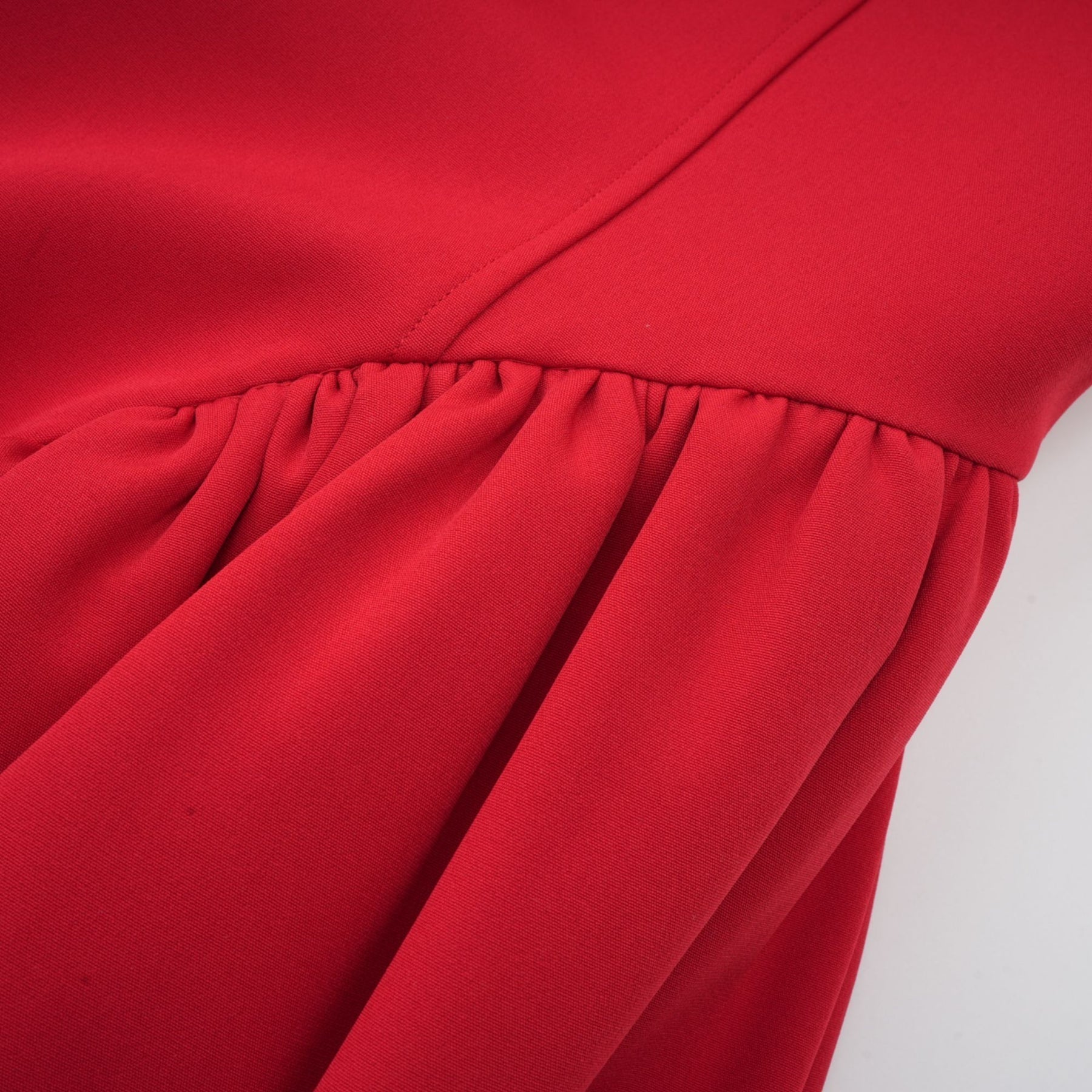 Brianna Mini Dress - Sleeveless - Belted Waist - Crystal Embellishment - Pleated Detailing