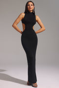 Bristol Black Cut-Out Detail Sleeveless Dress