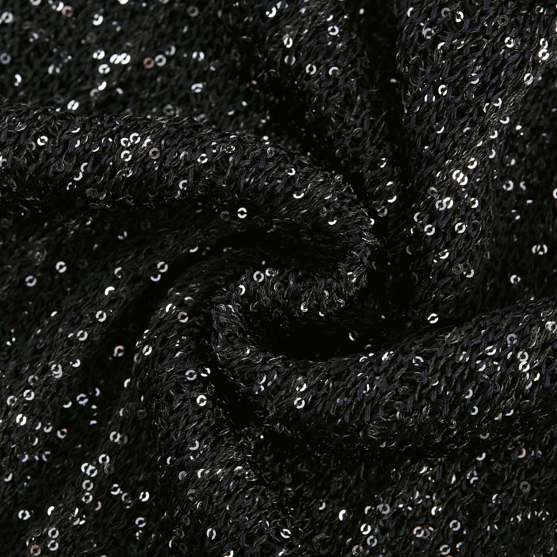 Callie Mini Dress - Sleeveless - Tiered Skirt - Sequin Details - Knitted Construction