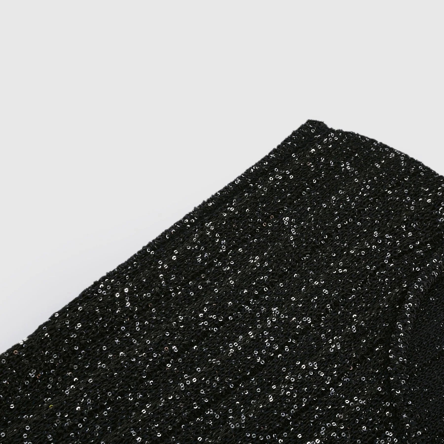 Callie Mini Dress - Sleeveless - Tiered Skirt - Sequin Details - Knitted Construction