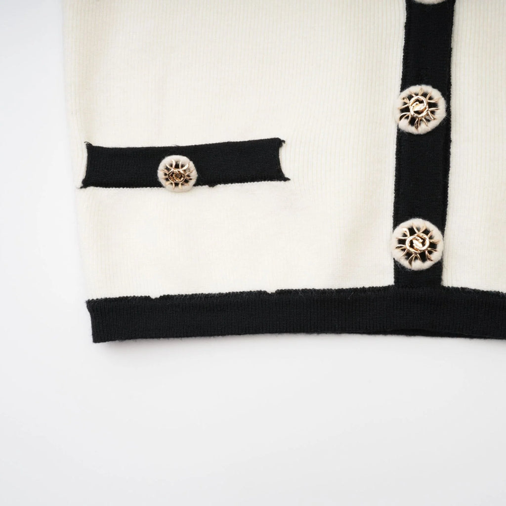 Camila Stretch - Jersey Knitted Cropped Top and Skirt Set