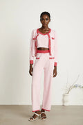Carlotta Cardigan, Vest & Trousers Set - Round Neck - Front Button Fastening - V - Neck - Knitted Construction