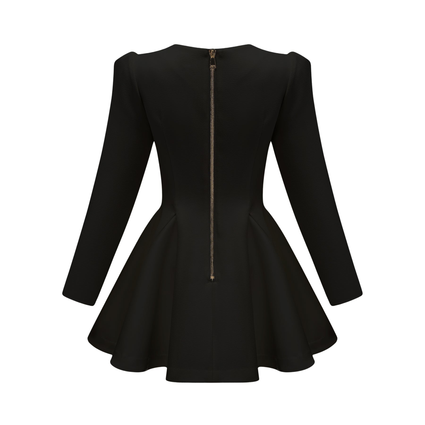 Carmina Blazer - V - Neck - Long Sleeves - Tone Buttons - A - Line