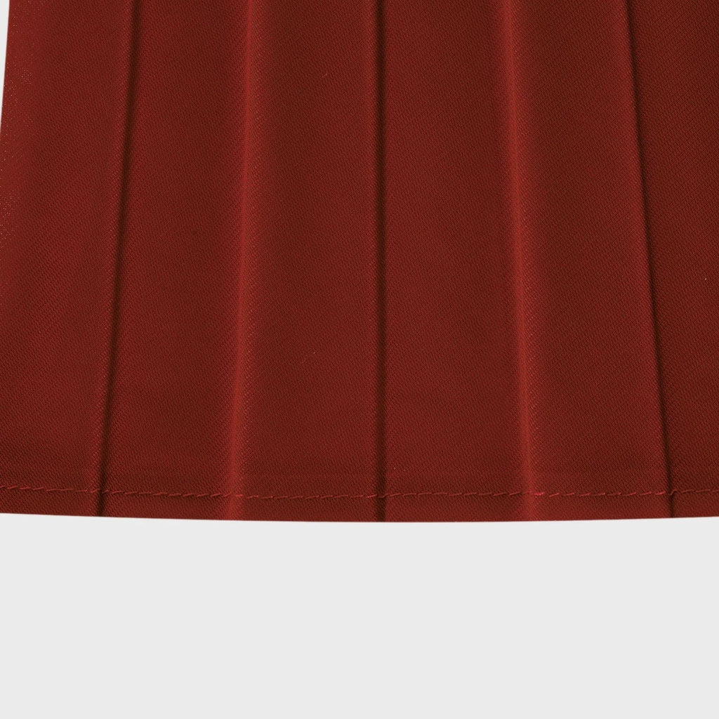 Caterina Top & Skirt Set - Elegant Bow - Tie Detail - Flattering Pleats - Asymmetric Hem - Layered Design - Ankle Length