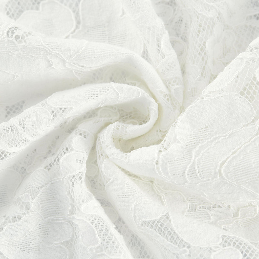 Céline Midi Dress - Romantic Flared Sleeves - Delicate Lace Trim - A - Line Silhouette - Ruffled Hemline - Concealed Zipper