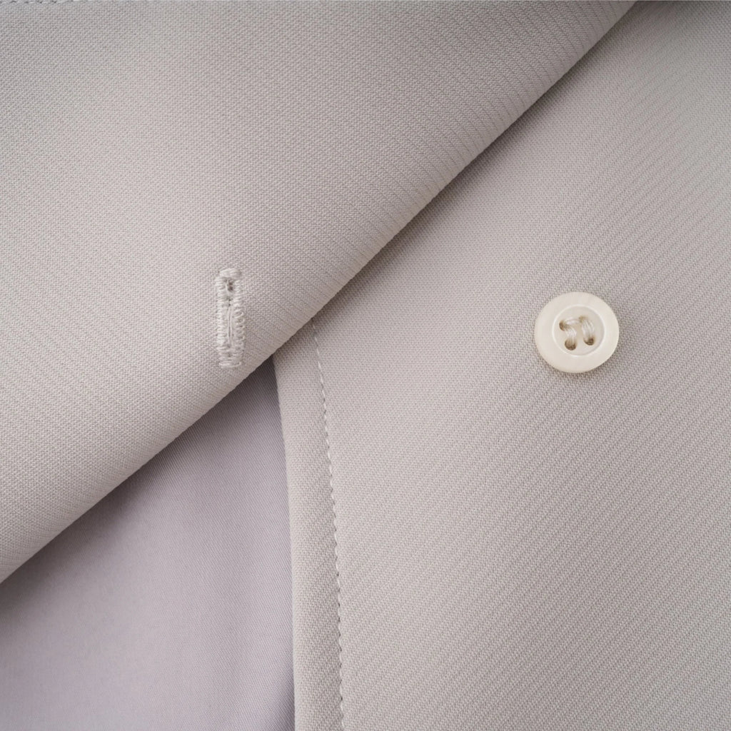Chelsea Blazer & Skirt - Wool Blend Matching Set - tone Hardware - Wrap Design