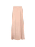 Cherish Maxi Skirt - High - Waisted Fit - Refined Pleated Structure - Flowing Silhouette - Versatile For Formal, Casual, And Workwear