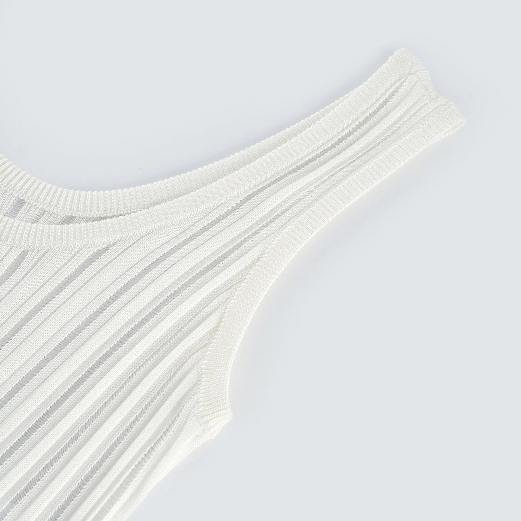 Cherish Mini Dress - U - neck - Sleeveless - Cut - out & Pleated Detailing - Flared Skirt