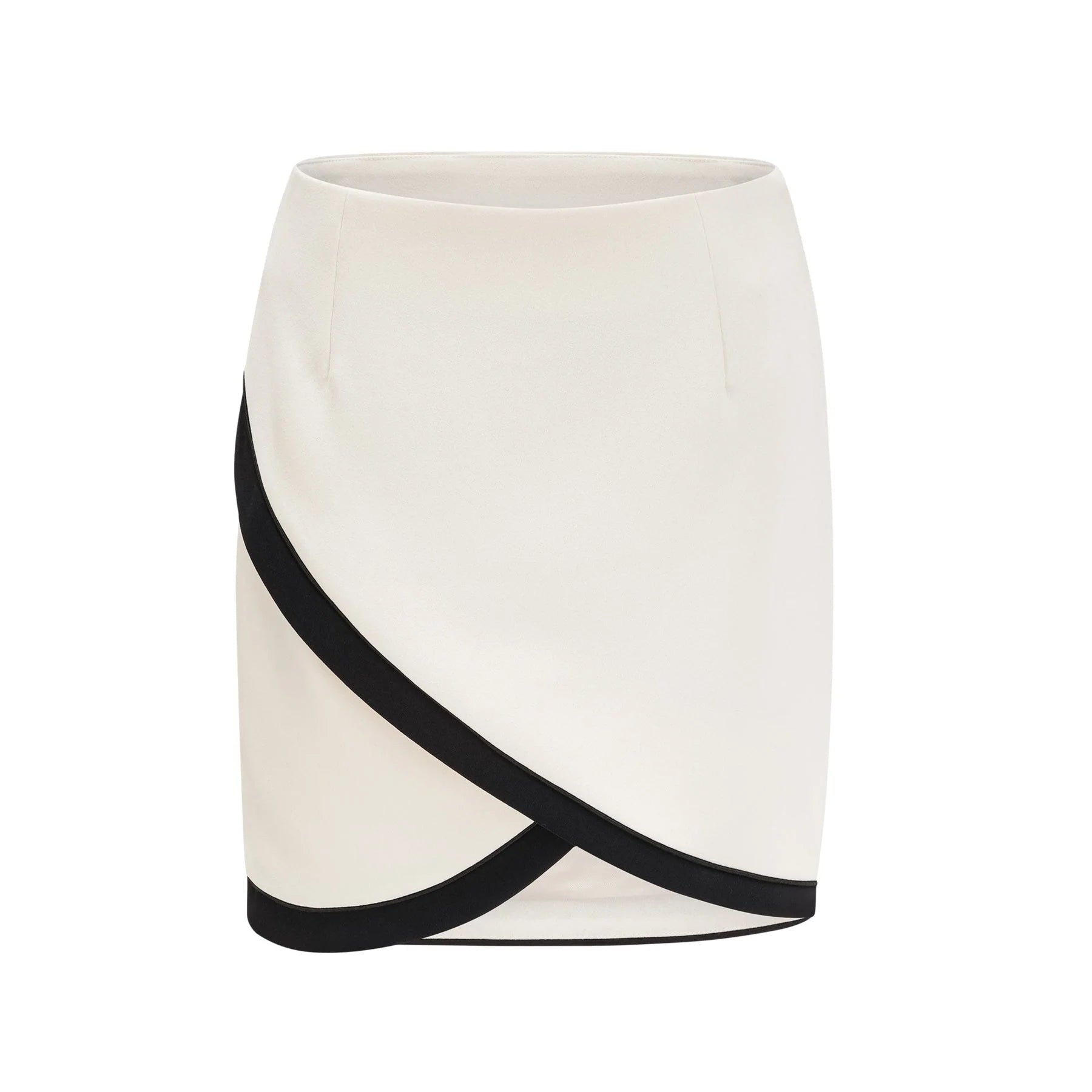 Clarissa Jacket & Skirt - Tonal Lapels - Contrast Colors - Panelled Design - Front Button Detailing