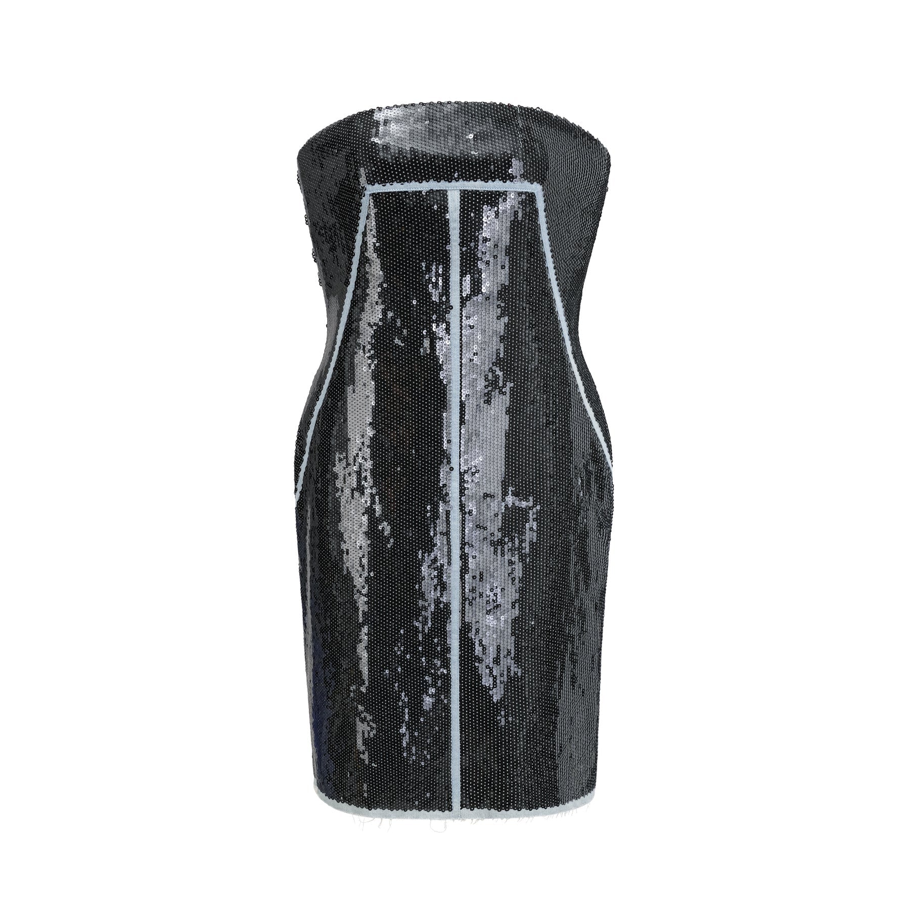 Clarissa Sequin Mini Dress - Sleeveless - Off the Shoulder - Corset Style - Embellished with Sequins