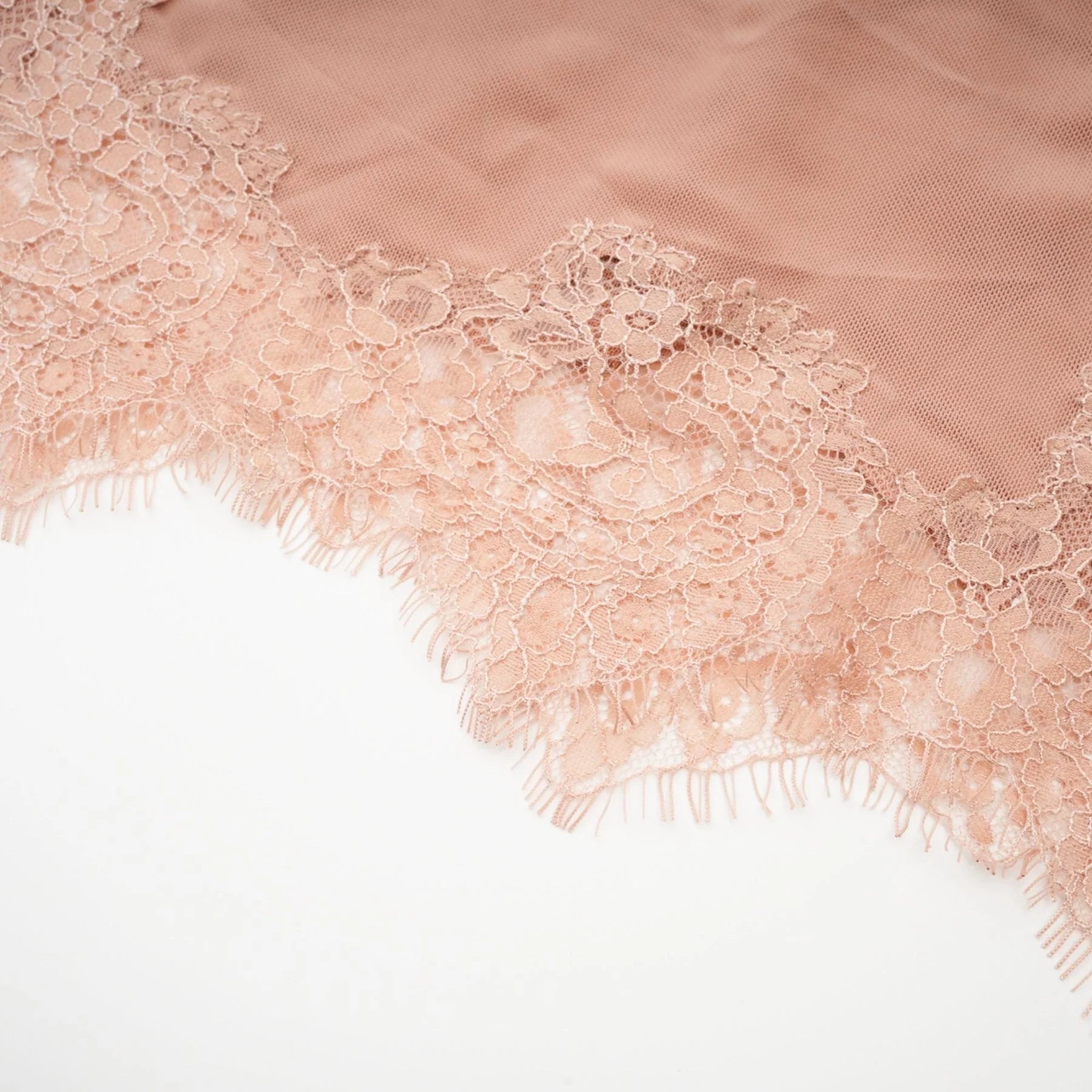 Clementina Mini Dress - Spaghetti Strap Bustier Style Waist Tightened Lace Hem