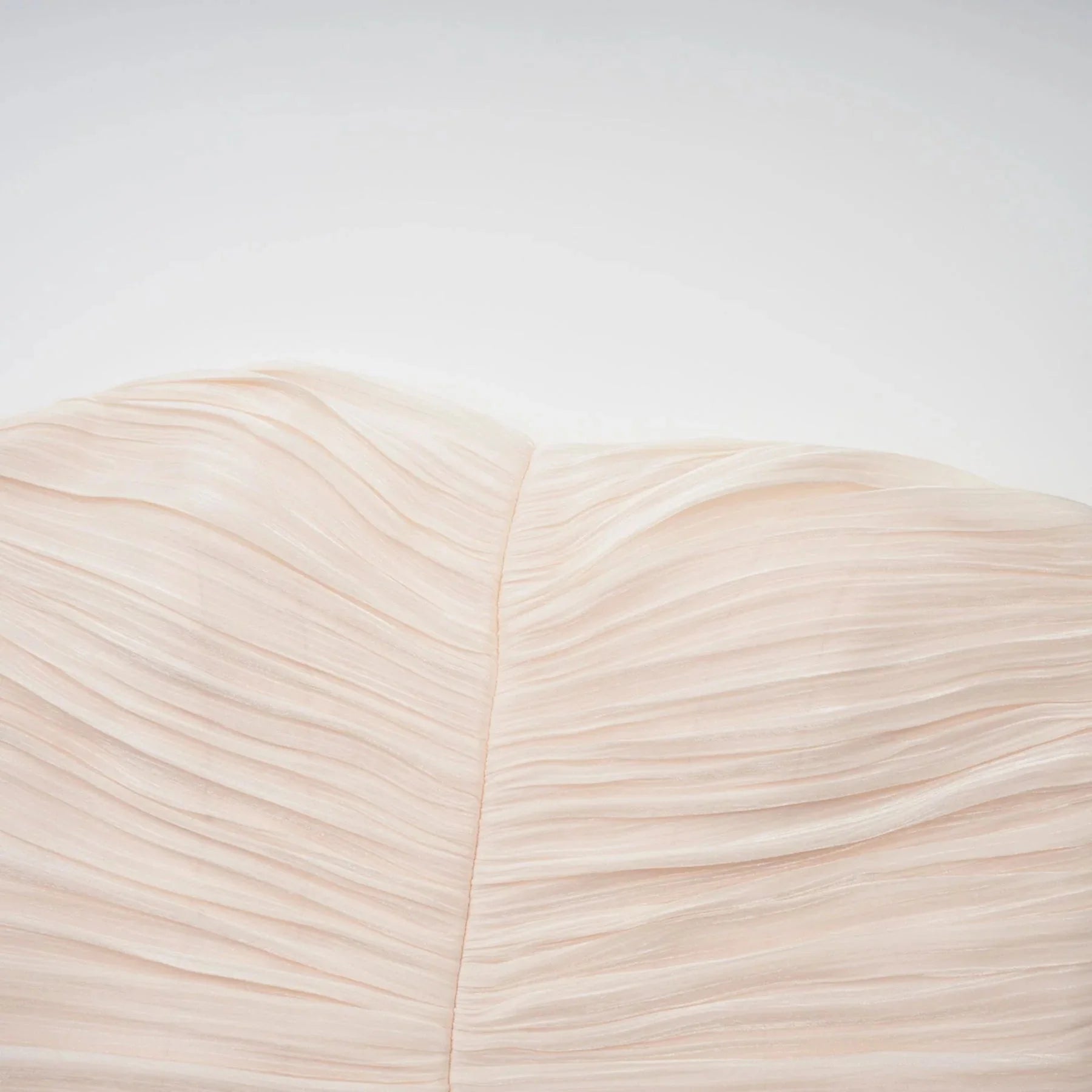 Dakota Maxi Dress Ruffled Pleated Neutral Glitter Strapless & Corset