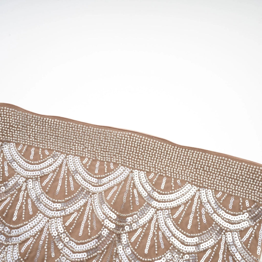 Daniela Mini Dress - Off the Shoulder Style - Bandage Design - Bowknot Detailing - Sequin Embellished