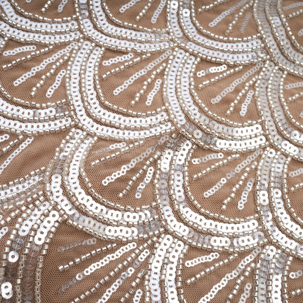 Daniela Mini Dress - Off the Shoulder Style - Bandage Design - Bowknot Detailing - Sequin Embellished