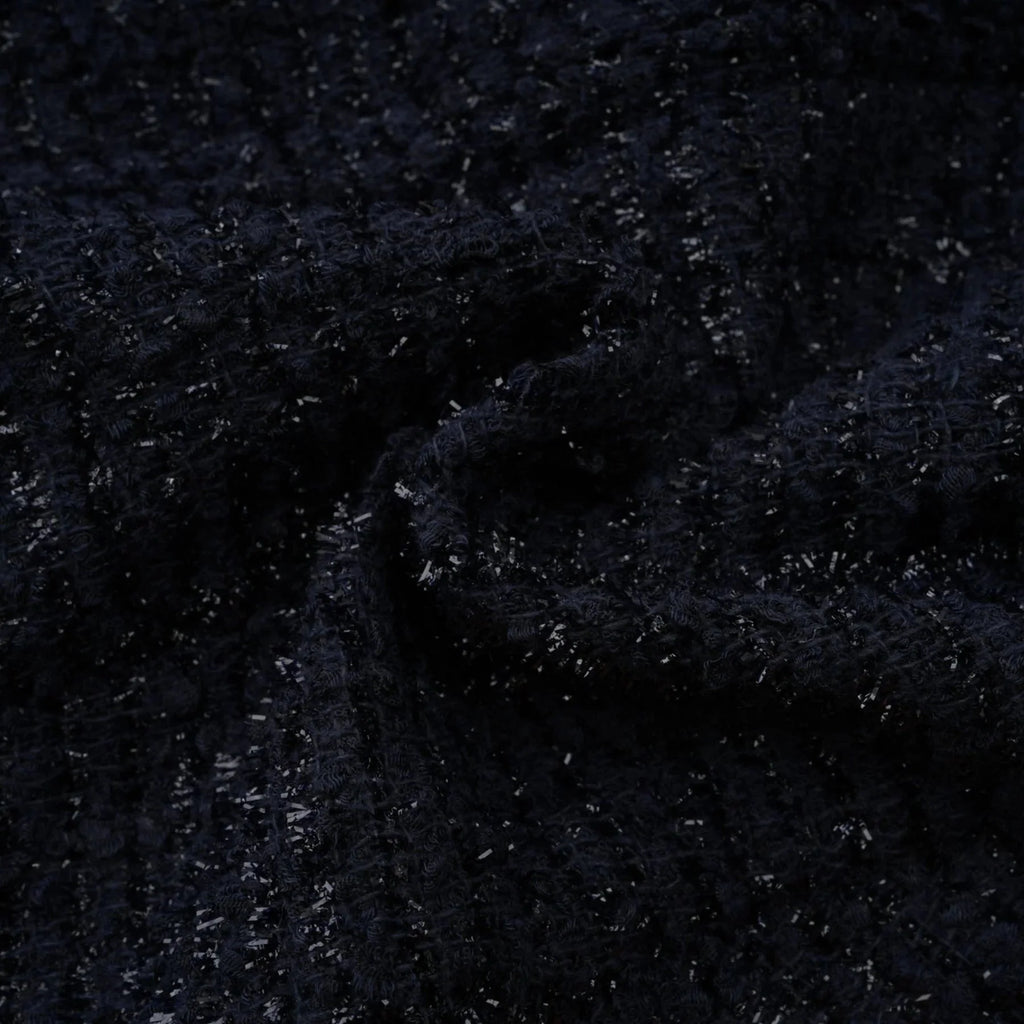 Dayana Maxi Dress Navy Blue Detachable Skirt Crystal Buttons