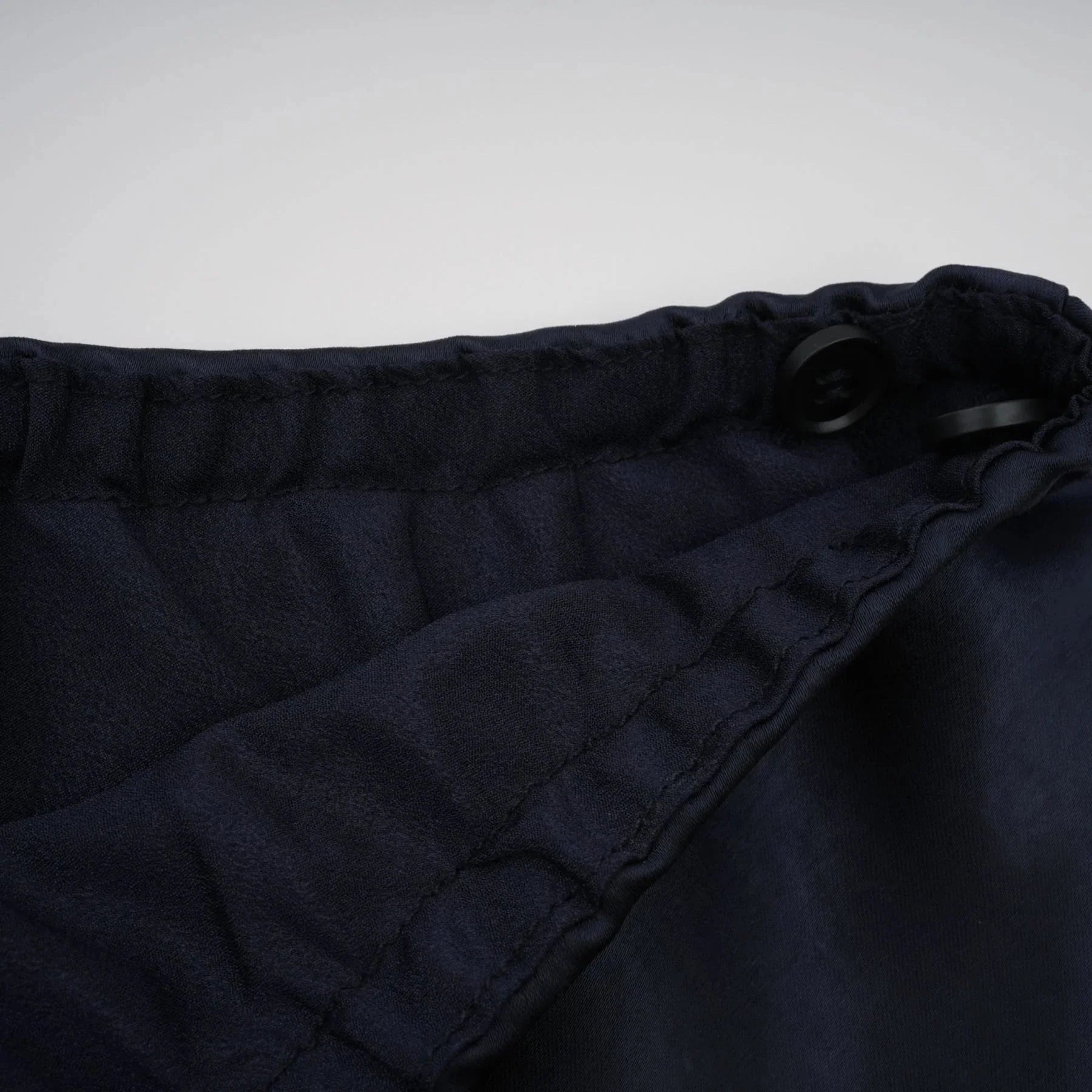 Dayana Maxi Dress Navy Blue Detachable Skirt Crystal Buttons