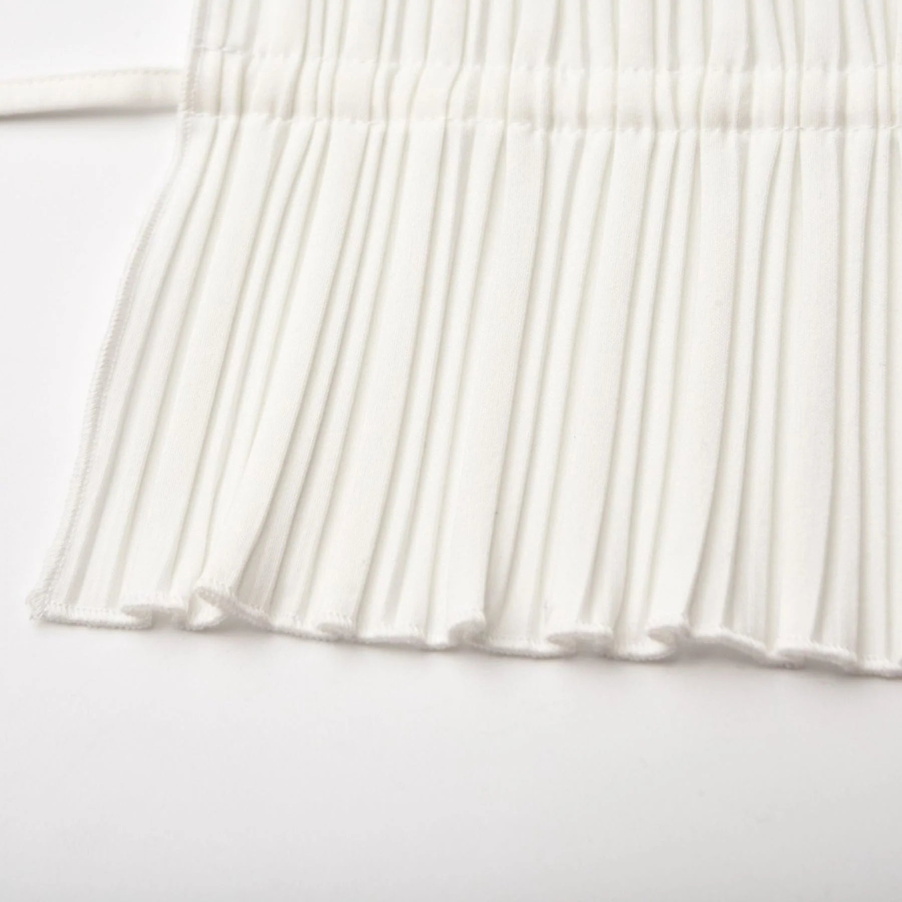 Denise Pleated Maxi Skirt – High Waist – Side Slits – Spaghetti Tie – Elegant Design – Lightweight Fabric