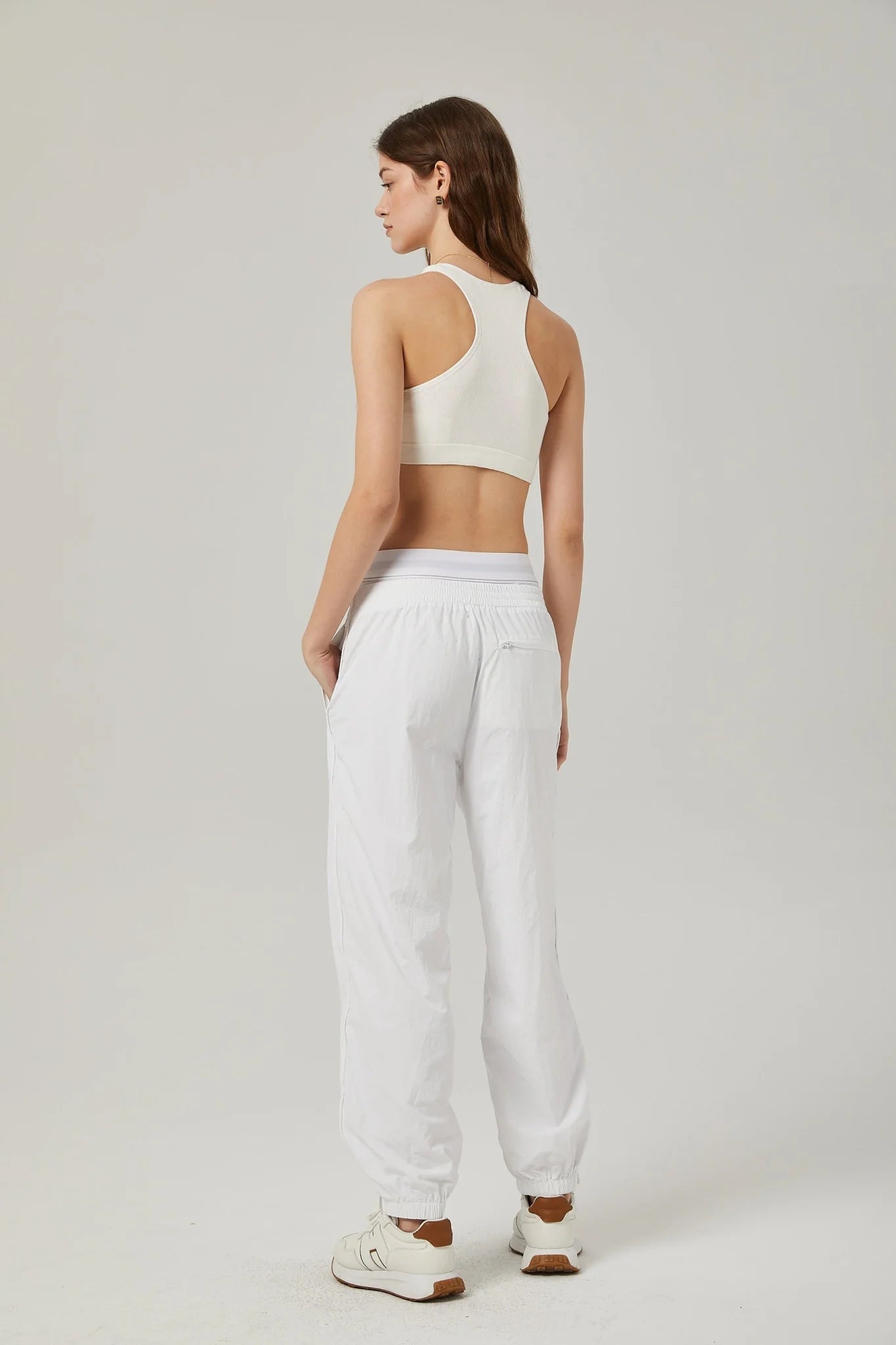 Eleanor Cropped Top - V Neck - Scoop Neck - Racerback - Elasticated Underband
