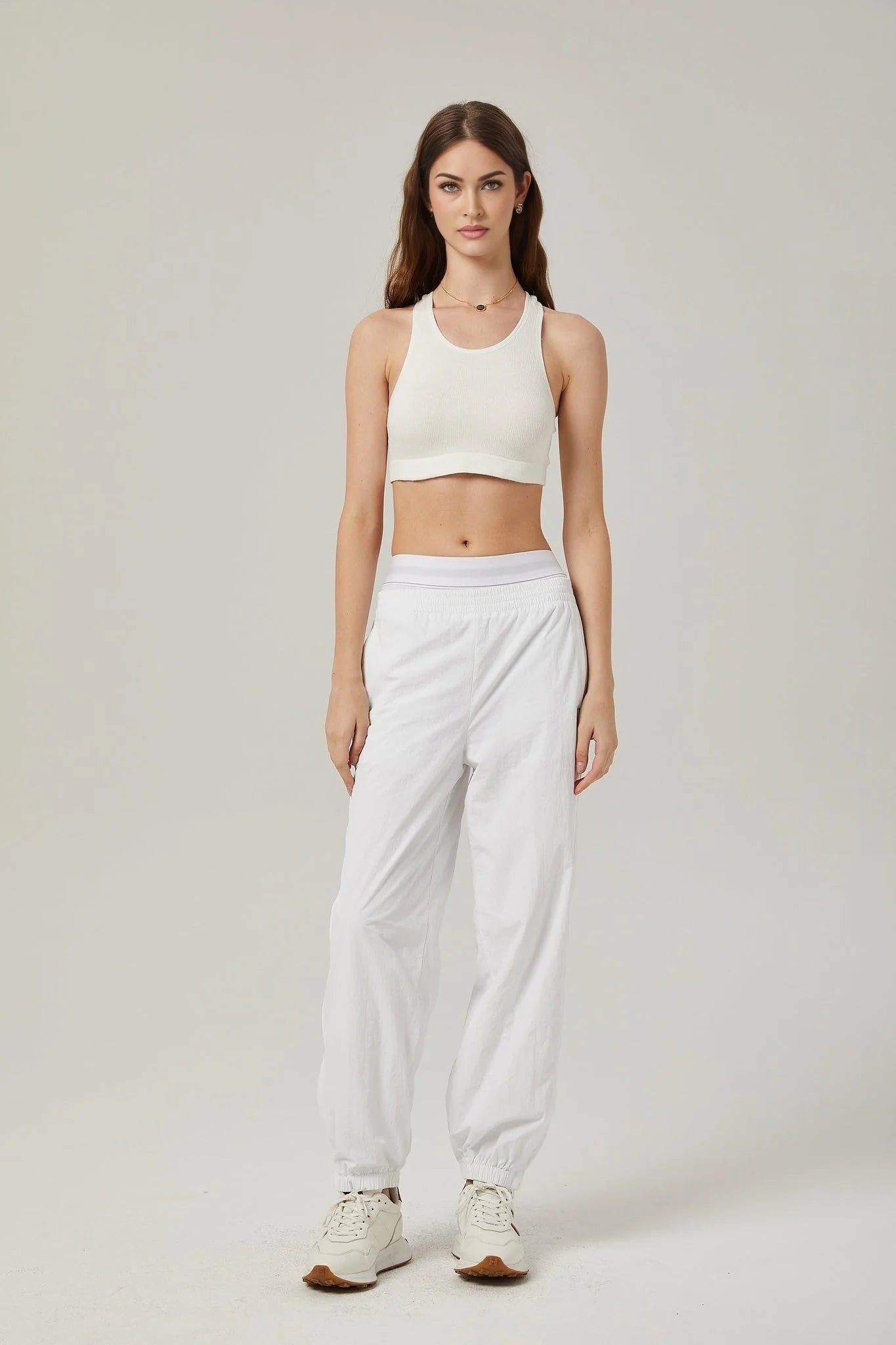 Eleanor Cropped Top - V Neck - Scoop Neck - Racerback - Elasticated Underband
