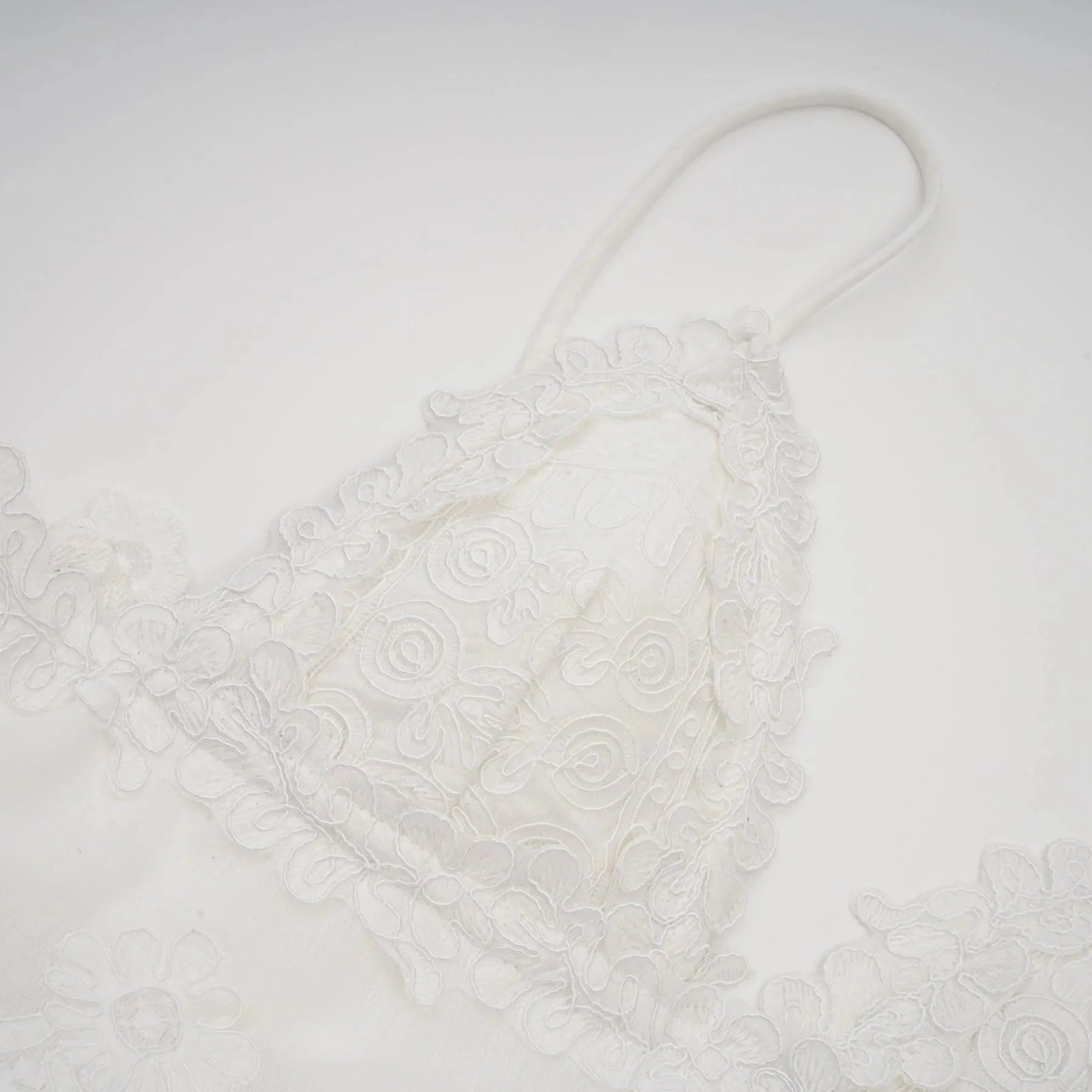 Elena Mini Dress White Guipure Lace Tiered Ruffles & Sweetheart Hem