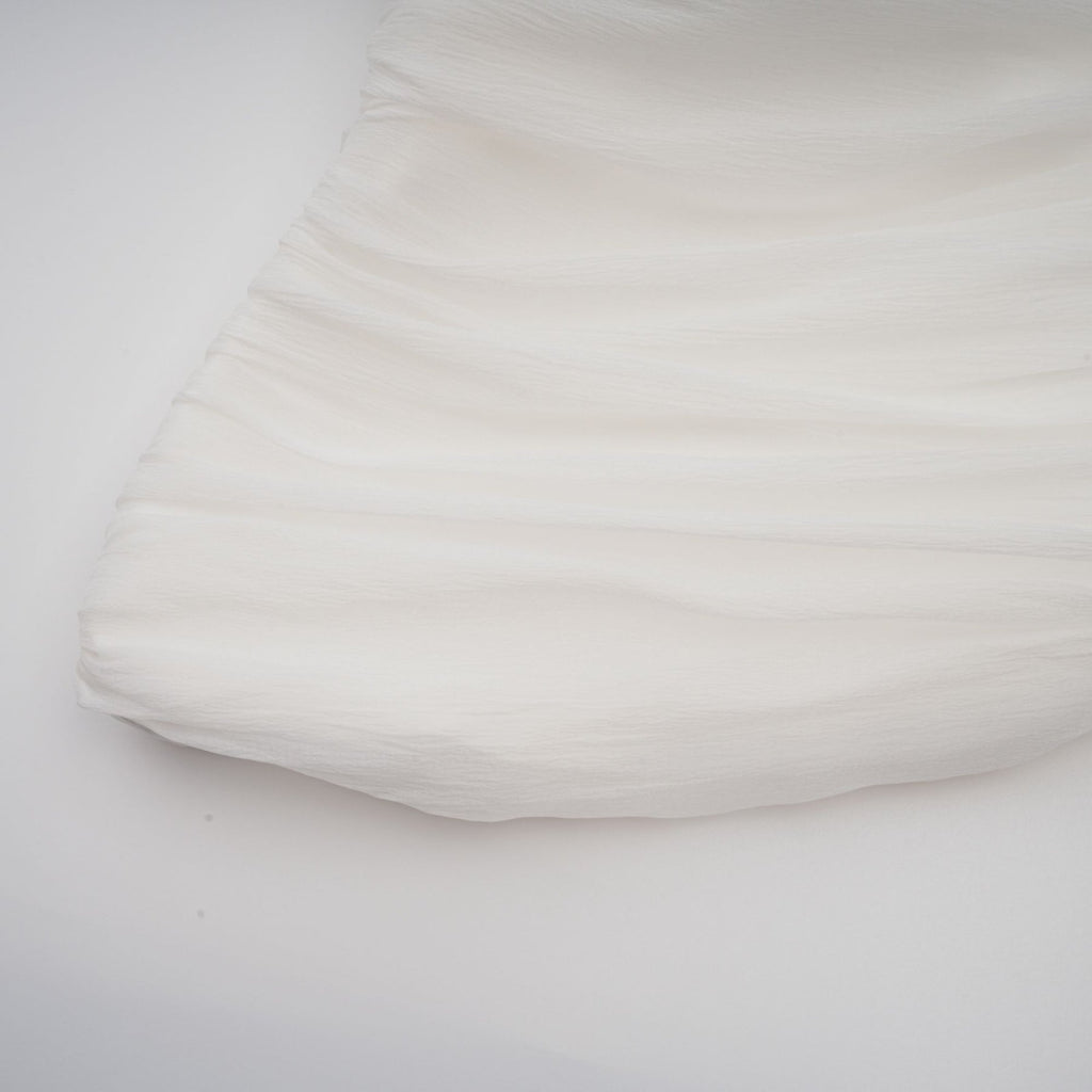 Elisabetta Top & Trousers - One - shoulder design - Smocked design - Asymmetric hem - Pleat detailing