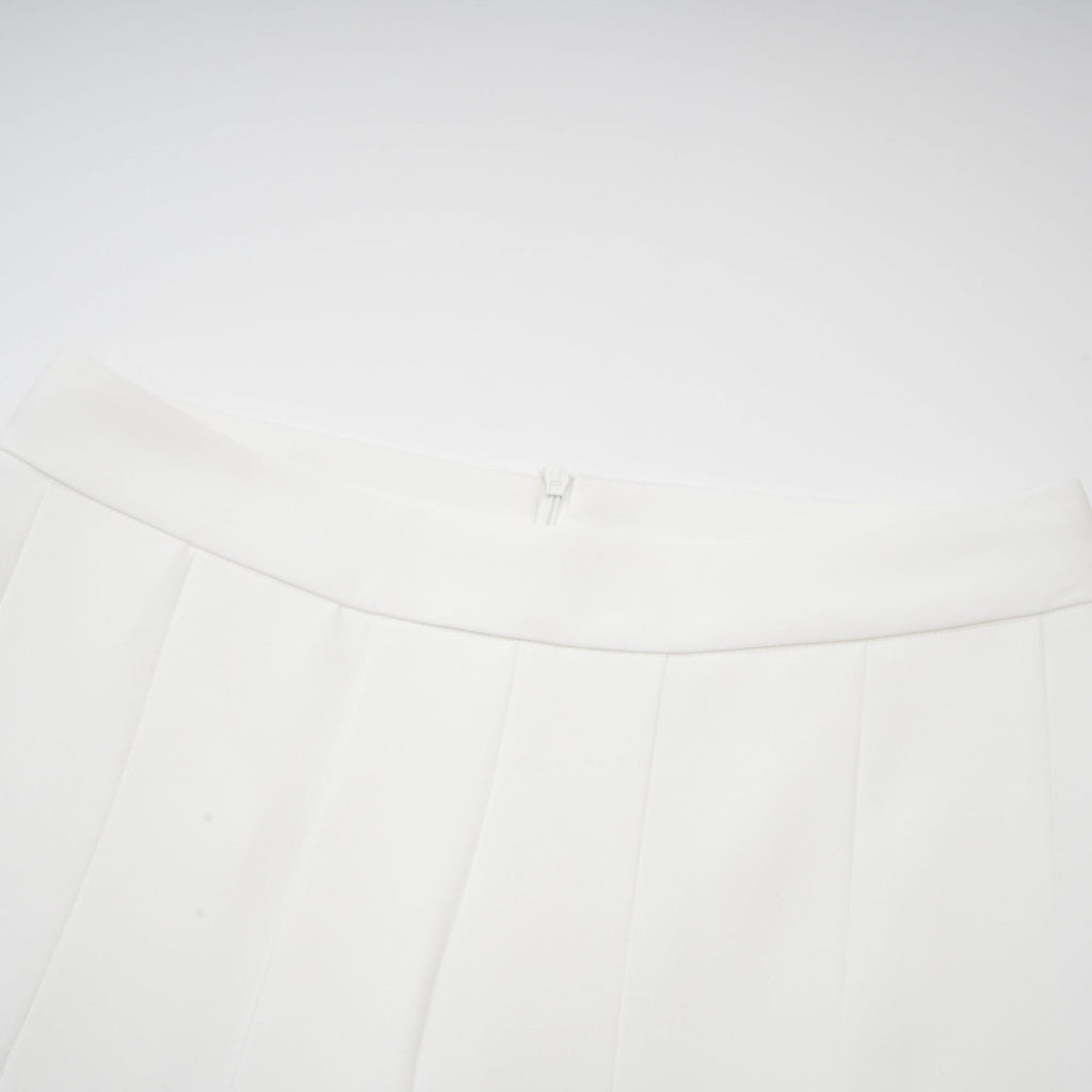 Elisabetta Top & Trousers - One - shoulder design - Smocked design - Asymmetric hem - Pleat detailing