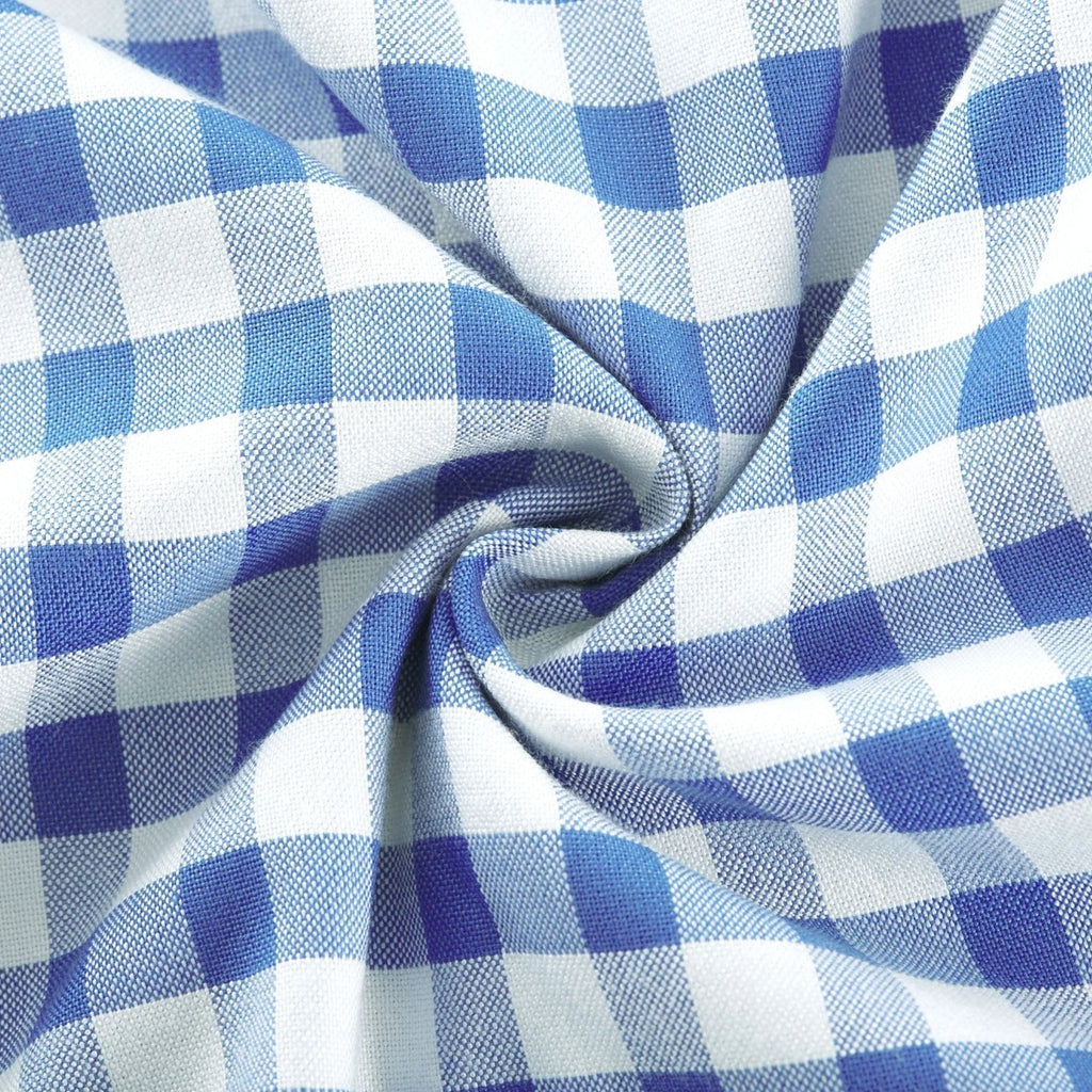 Ella Midi Dress - Square Neck - Gingham Print - Ribbon Detailing - Welt Pockets - Rear Zip