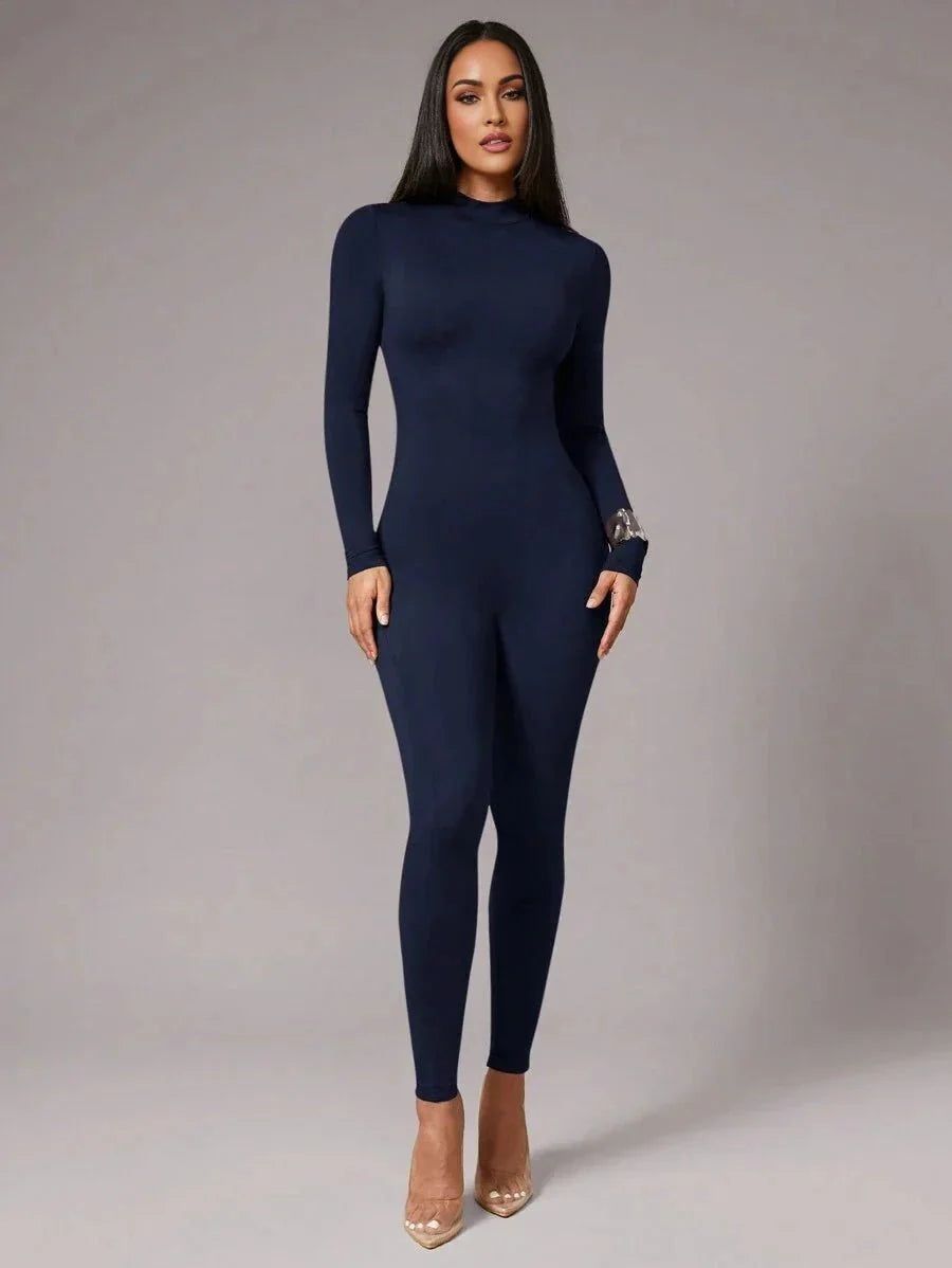 Ember Jumpsuit - High Stretch Fabric Elasticity - Skinny Fit Type - Casual Style - Long Length - Natural (mid Waist) Waist Line - Modern Look