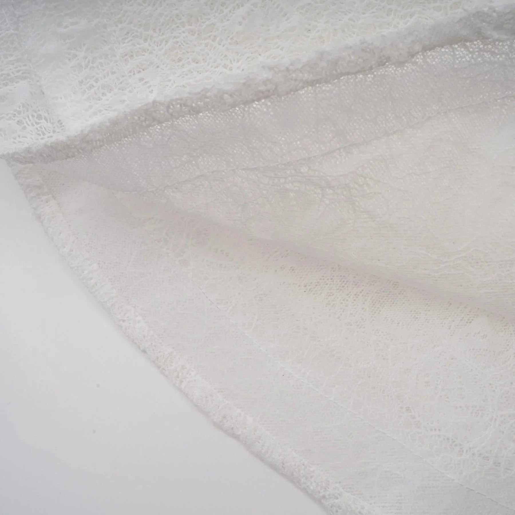 Emery Dress Set with Textured Layers in White