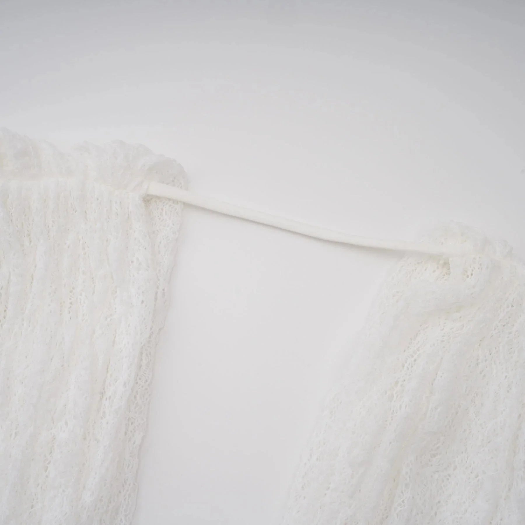Emery Dress Set with Textured Layers in White